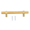 thumbnail image 2 of Poignées de Tiroir, Poignée d'Armoire en Acier Inoxydable Doré Tube Creux Vis Fixe 10 Pcs Remplacement pour Porte pour Garde-Robe Distance des Trous 160mm, 2 of 8