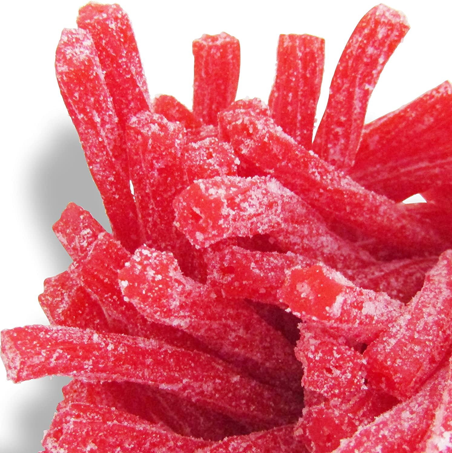 Sweet & Sour Strawberry Licorice Sticks by Its Delish, 2.5 LBS 40 Oz Jumbo Container Jar  Chewy Red Strawberry Lightly Sour Candy Twists  Great Gifts Party Sweets  Made in USA, Vegan, Kosher