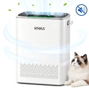 Air Purifier for Home Large Room Up to 1123 ft², H13 HEPA Air Purifier for Home Pets Allergies, Air Quality Monitor, Washable Pre-Filter, Auto & Quiet Sleep Mode for Smoke, Dust, Odor & Pollen