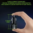 thumbnail image 5 of Cellet Car Charger for iPhone 15 Plus - 30W High Powered Dual Port (USB-C PD and USB-A) Auto Power Adapter with Type-C to USB Cable - Black, 5 of 9