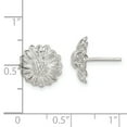 thumbnail image 2 of Primal Silver Sterling Silver Antiqued Sunflower Post Earrings, 2 of 4