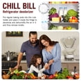 thumbnail image 2 of Monkey Business Chill Bill Refrigerator Deodorizer, Pack of 3, Baking Soda Holder for Refrigerator, Cute Fridge Deodorizer, Fun Kitchen Gad, 2 of 7