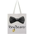 thumbnail image 3 of Inktastic Ring Bearer Black Bow Tie Tote Bag, 3 of 4