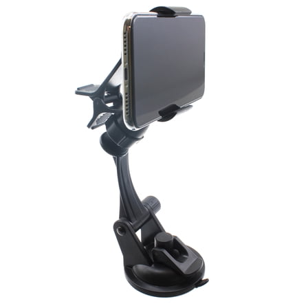 Car Mount for TCL 50 LE/XE 5G/XL 5G/60/60R/K32 5G - Dash Windshield Holder Cradle Swivel Dock Suction