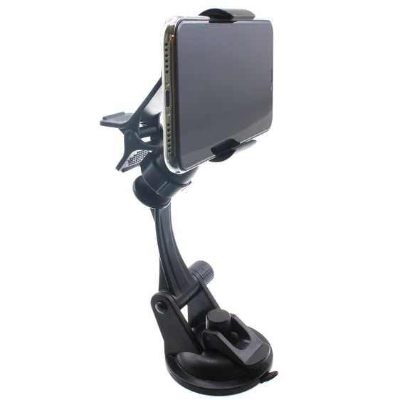 Car Mount for TCL 50 LE/XE 5G/XL 5G/60/60R/K32 5G - Dash Windshield Holder Cradle Swivel Dock Suction
