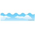 thumbnail image 1 of Carson Dellosa CD-1220-6 Border Clouds Scalloped - Pack of 6, 1 of 1