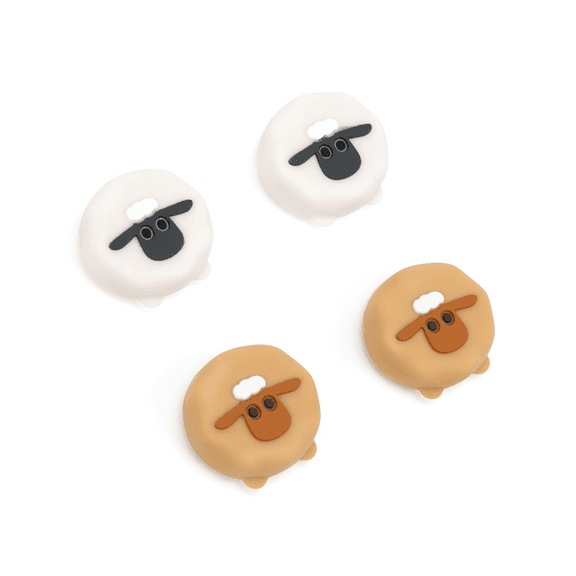 GeekShare Lamb Thumb Grip Caps, Soft Silicone Joystick Cover for Nintendo Switch/OLED/Lite, 4PCS