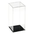 thumbnail image 1 of Caja de exhibición de acrílico Uxcell, protección a prueba de polvo, cubo para coleccionables 3.9x3.9x9.8 pulgadas, 1 of 6