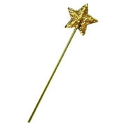 Star Wand - Sequin - Costume Accessory Prop - Child Adult Teen - Gold