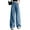 Blue A, variant on Ashirexll Women's Pants, Womens Casual Pants, Wide Leg Pants Woman, Summer Casual Womens Pants Solid Color Mid Waist Comfortable Wide Leg Casual Long Pants