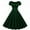 Green, variant on Womens s dress,swing dresses for women,Retro dresses for women Women Summer Square Neck Short Sleeve Retro 50s 60s Vintage Party Swing Dress
