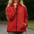 thumbnail image 6 of Waterproof Rain Jacket Women No Hood Zip Up Windbreaker Outdoor Coat Hiking Travel Lightweight Jacket, S, 6 of 6