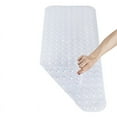 thumbnail image 3 of Large Bathroom Rugs Anti Slip Mat Safety Tub Shower Mat Non Slip Bathtub Mat 1pc With Suction Cups Superior Grip, 3 of 5