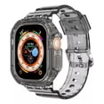 thumbnail image 1 of Correa Extensible De Silicona + Case Transparente Unisex M / L 41 / 44 / 45 / 49 mm Para Apple Watch Ultra Compatible Con Serie 8 / 7 / 6 / 5 / 4 / 3 / SE, 1 of 4