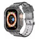 thumbnail image 1 of Correa Extensible De Silicona + Case Transparente Unisex M / L 41 / 44 / 45 / 49 mm Para Apple Watch Ultra Compatible Con Serie 8 / 7 / 6 / 5 / 4 / 3 / SE, 1 of 4