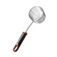 thumbnail image 5 of Cucharón espumadero Colador de malla Espumadera de cocina Utensilio de cocina Cesta pequeña para fideos mango negro, 5 of 9