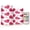 Heart-shaped Rose Pattern, variant on Set of 2 Flameless Candles Lights with Remote Control Flickering LED Candles Electric Candles for Home Decor Parties Whimsical Heart-shaped Tree