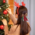 thumbnail image 4 of Yanzu3 Christmas Hair Accessories - Holiday Hair Clips, Roll Bow Hair Clips, Head Decorations for Christmas, Essential Hair Clips for Party and Festival, 4 of 6