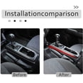 thumbnail image 3 of TINKI Soft Carbon Fiber Car Gear Shift Side Decorative Strip Stickers Trim Fit for Toyota Tacoma 2015 2016 2017 2018 2019 2020 2021 2022 2023, 3 of 8