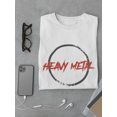 thumbnail image 3 of Grunge Heavy Metal Lovers Quote T-Shirt Men -Image by Shutterstock, Male 4X-Large, 3 of 4