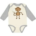 thumbnail image 3 of Inktastic Volleyball Monkey Boy Boys Long Sleeve Baby Bodysuit, 3 of 5