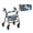 Blue Marble, variant on COEQINE Seat and Backrest Covers for Rollator Walkers with Under Seat Rollator Bag, Stylish Mobility Accessory Replacement Decor for Older Elderly Gifts, Blue Marble