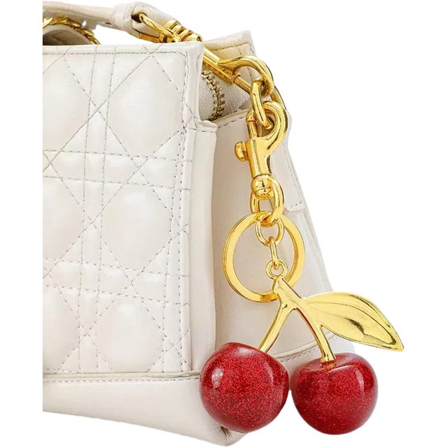 KZJIAHDET Cherry keychain pendant