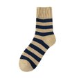 thumbnail image 1 of WEAIXIMIUNG Hollow Socks Mid Leg Socks Heavy Towel Sole Socks Socks Striped Wool Socks, 1 of 4