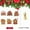 6PCS Christmas Gingerbread House, variant on Christmas Ornaments for Tree Decorations 12PCS Christmas Gingerbread House Ornaments for Holiday Xmas Tree Christmas Crafts Party Home Decorations