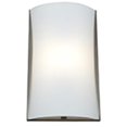 thumbnail image 1 of Access Lighting 62050LEDD-BS-CKF Radon LED Wall Fixture, Brushed Steel & Checkered Frosted - L 8.5 x H 13.75 in., 1 of 1