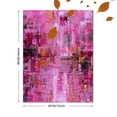 thumbnail image 3 of Abstract Pink Gold Texture Canvas Print Wall Art for Living Room Office Dining Room Hallway, 3 of 8