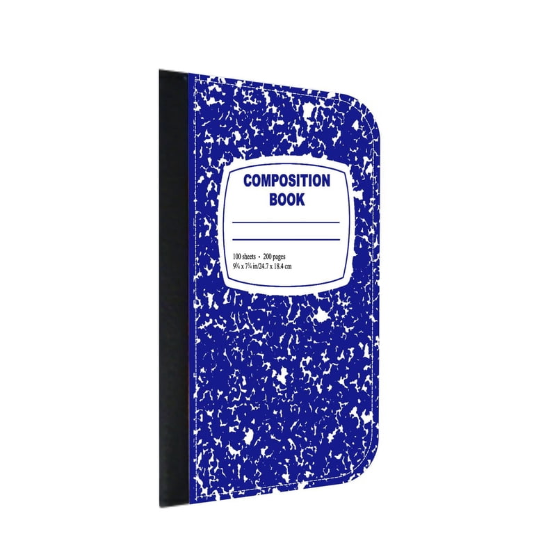 Blue Composition Notebook - Wallet Style Phone Case with 2 Card Slots  Compatible with the Samsung Galaxy s6 Edge Universal - Walmart.com