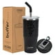 thumbnail image 1 of Vaso Térmico Buffer Flask Leopardo Negro Acero Inoxidable con Tapa Anti Derrame para Bebidas Frías y, 1 of 7