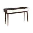 thumbnail image 1 of Bowery Hill Table Console en Noyer et Blanc, 1 of 6