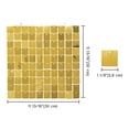 thumbnail image 2 of LAGarden 12 Pcs Gold Shimmer Wall Backdrop Panels Square Sequin Party Decoration 3x4 ft, 2 of 9