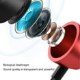 thumbnail image 5 of Earbuds for school, Hwkond Bluetooth Headphones Intelligent Noise Reduction HIFI Surround Stereo Sound High Energy Large Capacity Battery Non-inductive Delay Transmission Stable, Red, Up to 60% Off, 5 of 8
