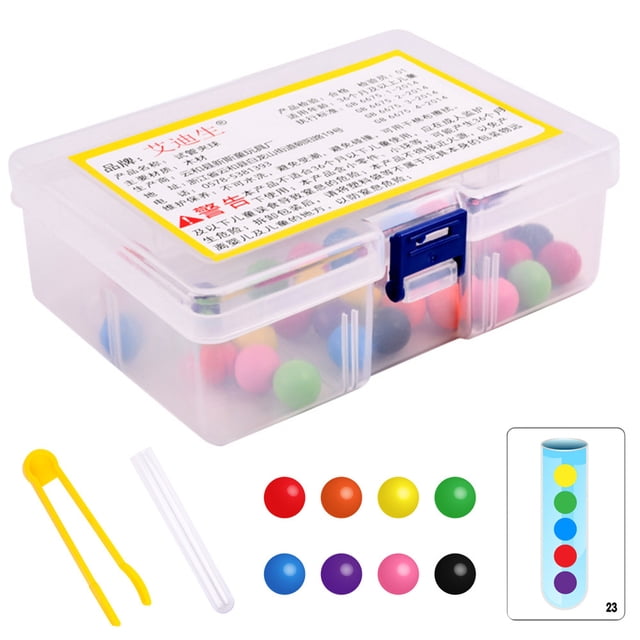 Juguete educativo para edades tempranas, cuentas de Clip, material didáctico preescolar, juego de cuentas de madera para niños Tmvgtek juguetes de los niños
