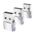 thumbnail image 2 of Adaptador portátil 3x Tipo .1 a USB 2.0 Plug and Play Rendimiento estable Argén, 2 of 9