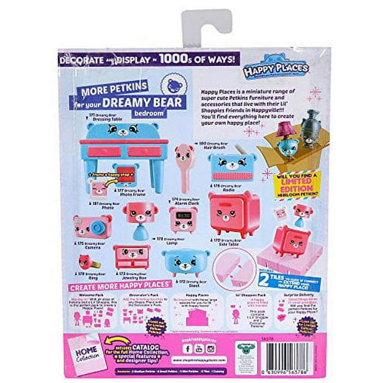Shopkins Happy Places Decorator Pack, Bear Bedroom - Walmart.com