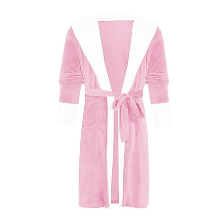 

HSMQHJWE Women S Pajamas Cotton Night Gown Women Plush Long Bathrobe Sleeved Women Home Clothes Winter Shawl Lengthened Robe Coat Women S Sleepwear Womens Sleepwear Long