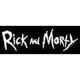 thumbnail image 2 of Men's Rick And Morty White Logo  Graphic Tee Black 2X Large, 2 of 5