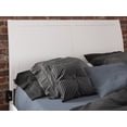 thumbnail image 3 of AFI Portland Queen Wood Platform Bed Frame with Sleigh Headboard, White, 3 of 8