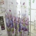 thumbnail image 6 of Curtain Trees Sheer Tulle Window,Voile Drape Valance Fabric,Drapes for Bathroom & Bedroom & Living Room Curtains(100x200cm,Purple), 6 of 9