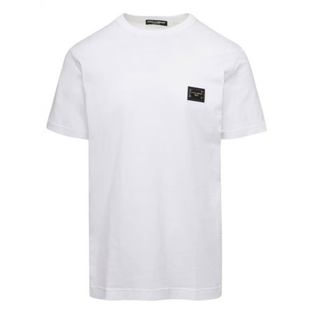 Dolce & Gabbana White Crewneck T-Shirt (Men's)