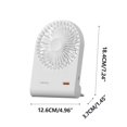 thumbnail image 3 of Portable Handheld Fan, Hand Held/Neck/Desk 3 in 1 Small Personal Mini Fan USB Rechargeable Fan for Travel,Outdoor,Home,Office,Makeup, 3 of 7