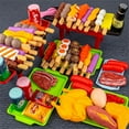 thumbnail image 2 of Baby Pretend Play Kitchen Toys Simulation Barbecue Cookware Cooking Mini Food Role Play Educational Gift Kitchen Items Girl Toys, 2 of 7