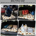 thumbnail image 3 of HUISEFOR Pumpkin Bat Car Trunk Mat for Women 29" x 39" Anti Slip All Weather Trunk Protection Cargo Liner Removable Automotive Accessories for Most Cars SUV, 3 of 7