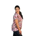 thumbnail image 2 of CCCstore Women's Short Sleeve Printed Knit Top, 2 of 3