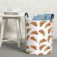 thumbnail image 5 of Delicious Pizza Laundry Basket, Laundry Hamper Waterproof Laundry Bag Clothes Hamper Laundry Bin with Handles for Bedroom, Living Room, Kids Room-#, 5 of 5