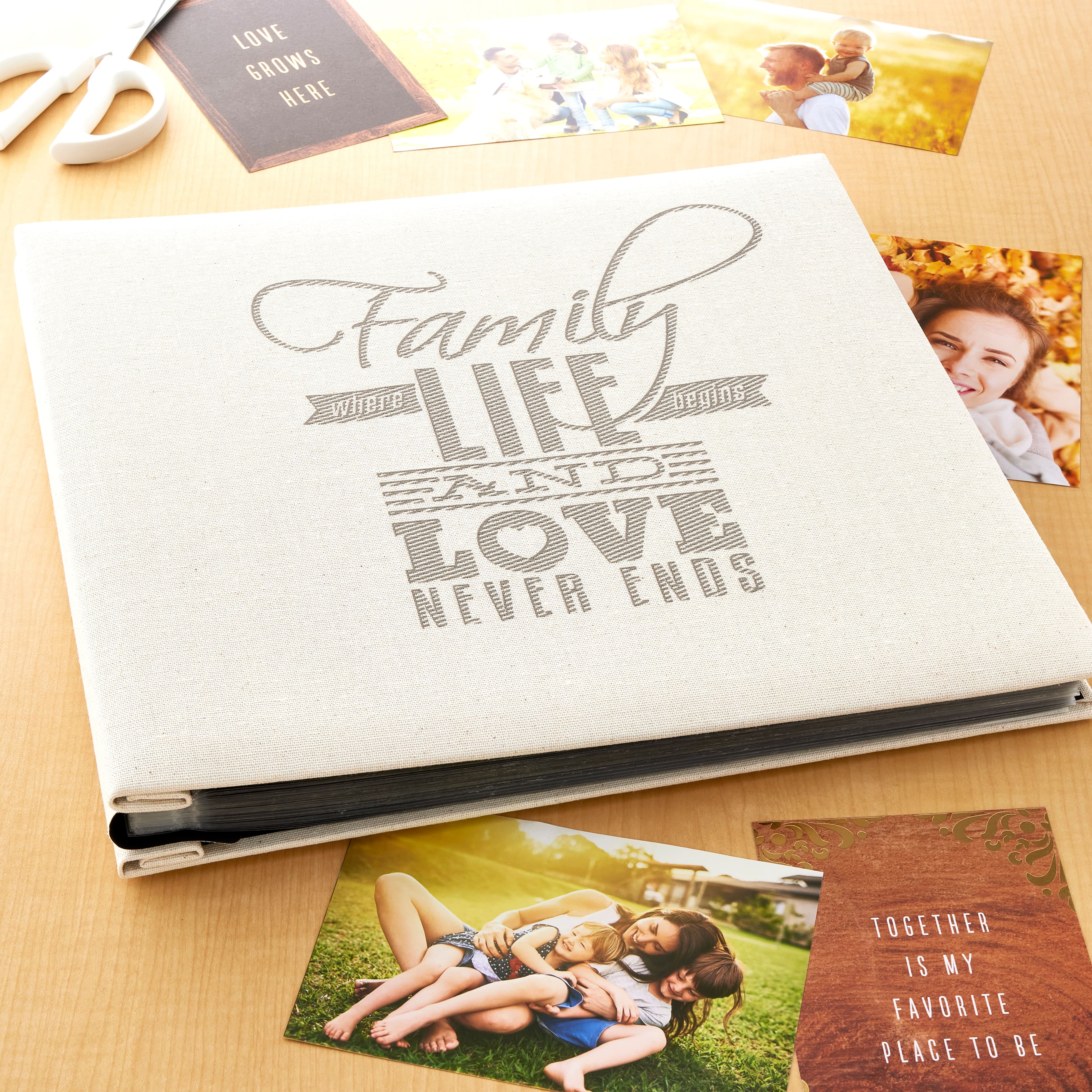 Recollections Family Life Scrapbook, 6 Pack